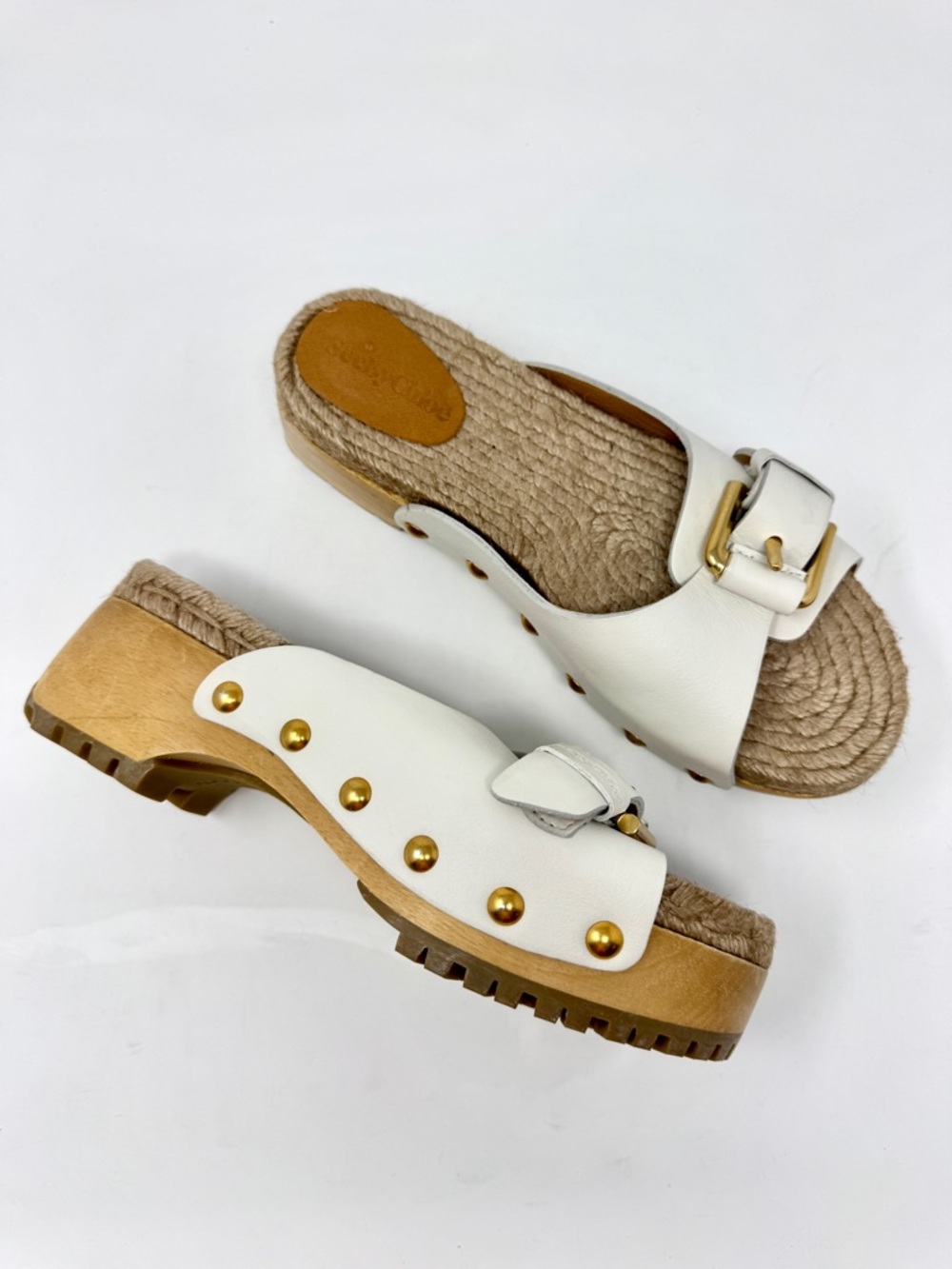 See by Chloé Joline Clog Sandals in Off-White